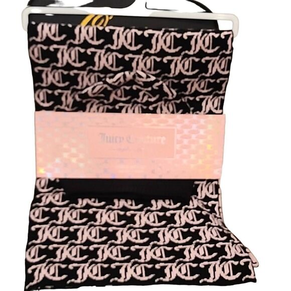 Juicy Couture JC Logo 2PC Knit Hat & Scarf Set - Picture 5 of 5